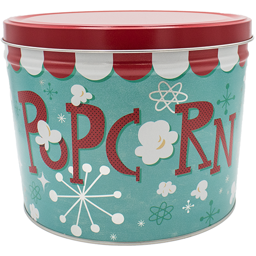 2 Gallon Popcorn Blast Popcorn Tin POParella's